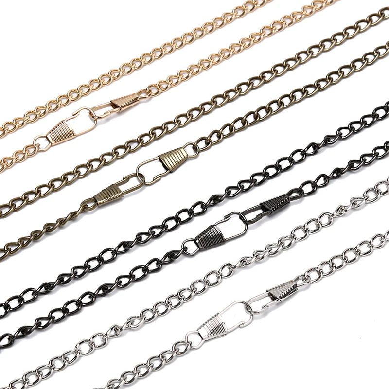 1PC Bag chain Strap DIY Long 120cm Metal Replacement Handle Chain Crossbody Shoulder Bags Straps