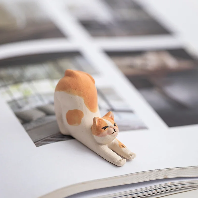 hand-painted cute stretch ceramic tea pet chinese kung fu accessories