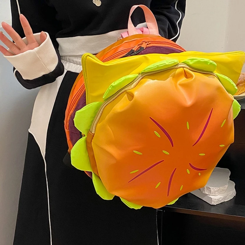 Kinder rucksack der neue personal isierte Rucksack koreanische Version große Kapazität mehr schicht ige Hamburger Tasche im Freien wasserdichte Eltern