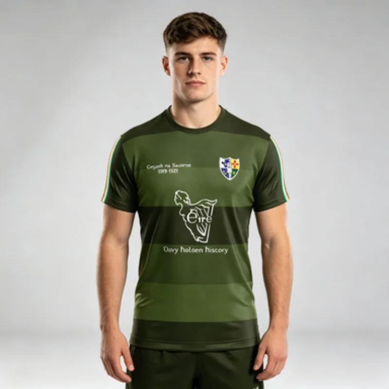 New Irish War of Independence 1919-1921 Commemorative Jersey T-Shirt Breathable Casual Breathable Short Sleeve Cultural Fans Tee
