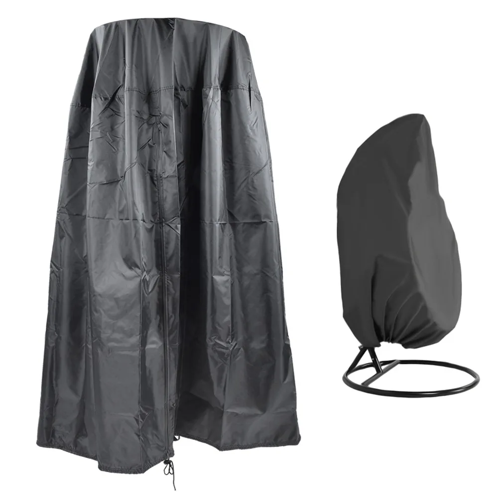 Dust-Proof Outdoor Swing Hanging Chair Cover Heavy Duty With Zipper Hanging Chair Protector Waterproof All Season Cover Backyard