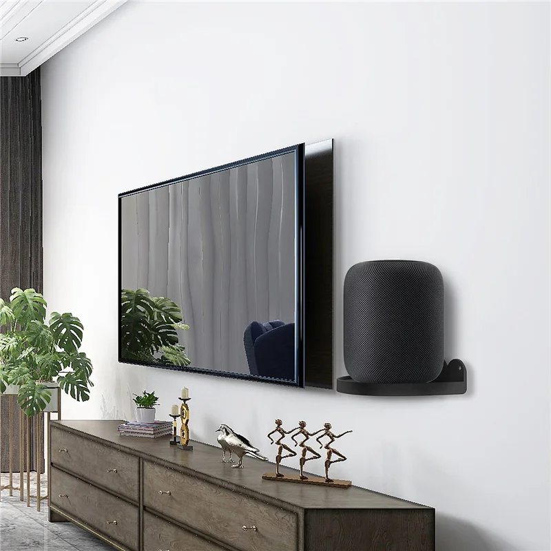 Wandgemonteerde audio-ondersteuning Bluetooth-luidsprekerhouder Klankkaststandaard Voorkom vallen voor Homepod