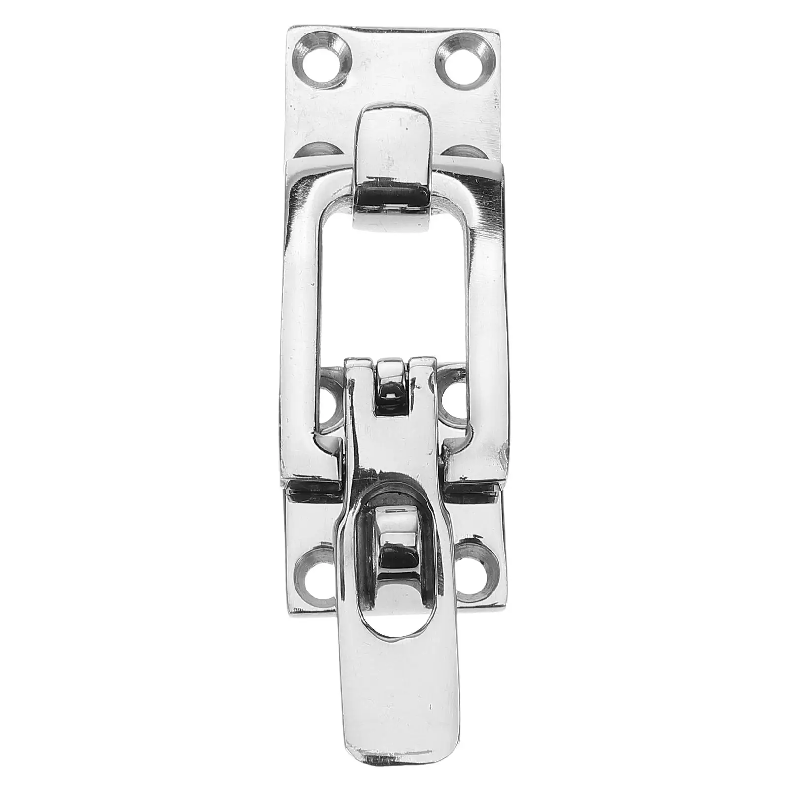 

Boat Hatch Latches Marine Safety Lock Cabinet Handles Silver Stainless Steel Durable Practical Outdoor Sports Travel RV Boating