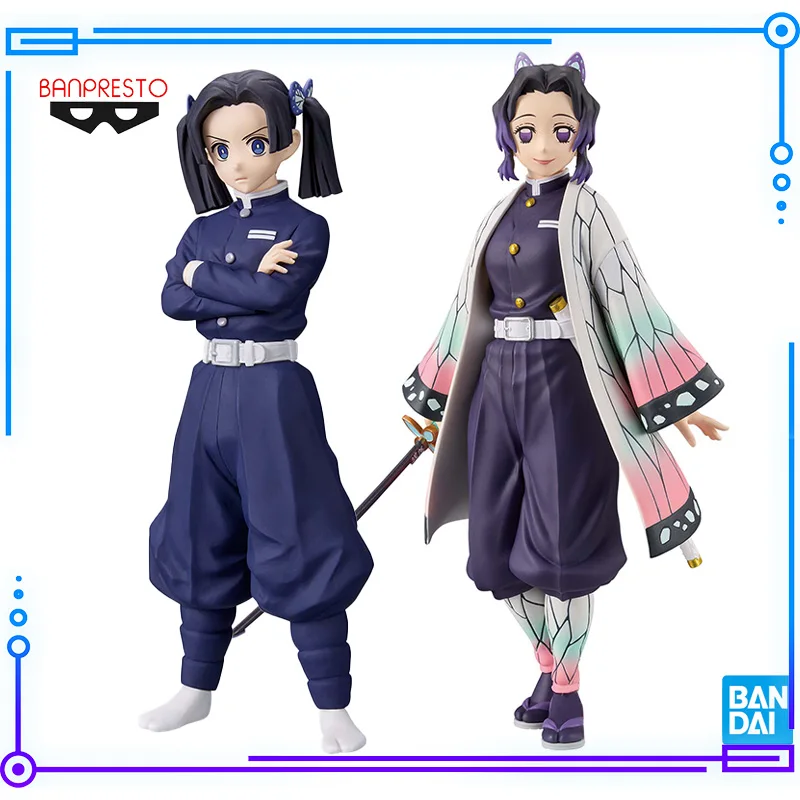 Bandai-figuras de acción de Banpresto Demon Slayer, Kizuna No Sou 47, Kanzaki Aoi Kochou Shinobu, 15cm