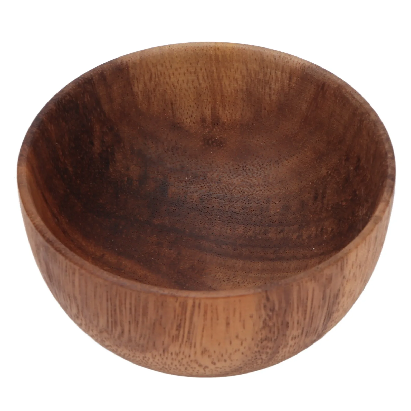Wooden Shaving Soap Bowl Portable Foaming Large Capacity Wood Shave Soap Container for Men Barber Shop