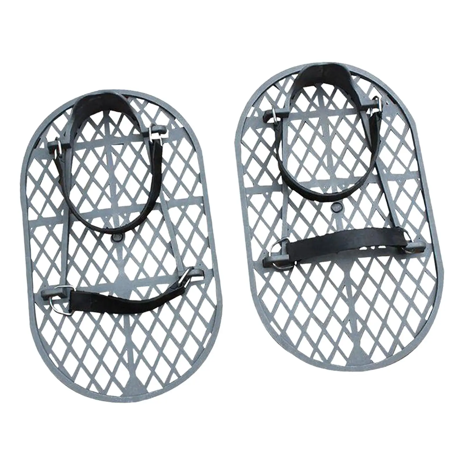 1 زوج الاسمنت مجرفة الأحذية خطاف معدني إغلاق 12.6x7.8 بوصة المضادة للانزلاق ل