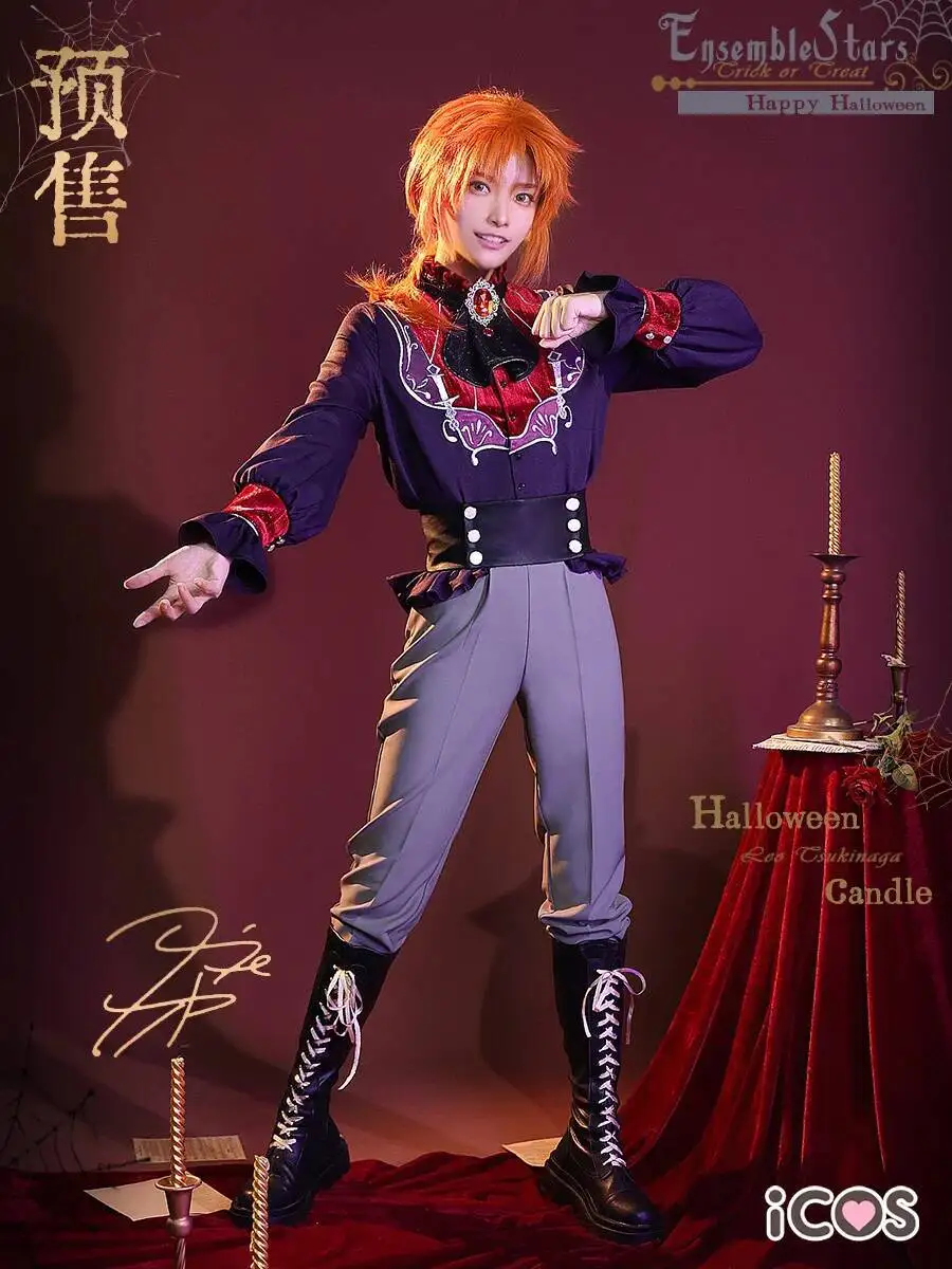 

Anime! Ensemble Stars Valkyrie Nito Nazuna Theatre Fashion Elegant Uniform Cosplay Costume Halloween Role Play Suit Custom Made