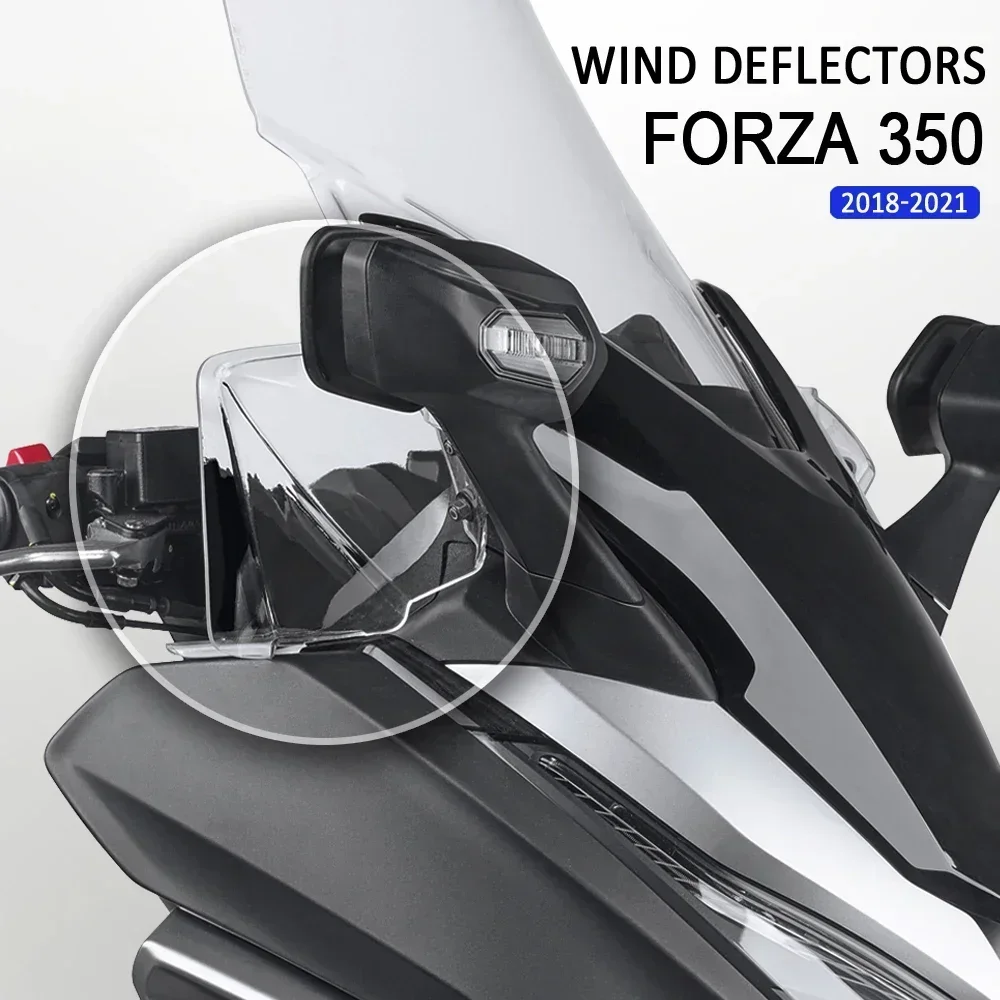 For Honda Forza 125 250 300 350 2019 2020 2021 2022 Hand Guard Wind Deflector Protector Motorcycle Parts Windshield Side Panels