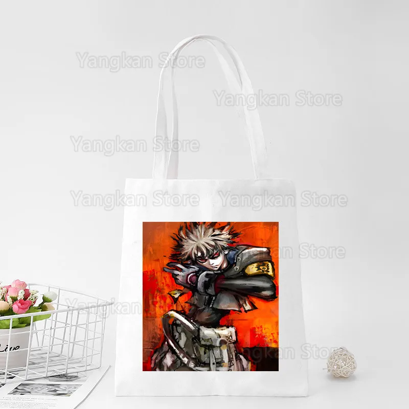 

Gachiakuta Anime Shopping Bag Shopper Eco Canvas Cotton Bolsas De Tela Bag Shoping Reusable Sacolas