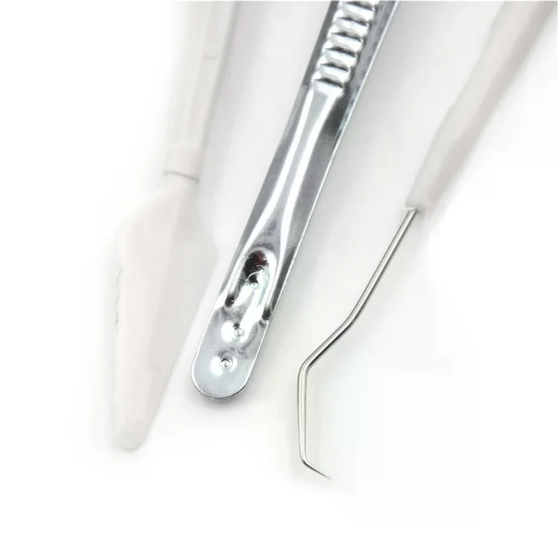 

3pcs/set New Dentist Stainless Tooth Clean Hygiene Picks Mirror Kit Dental Tool Set Dental Tool Dentist Teeth Clean Mouth