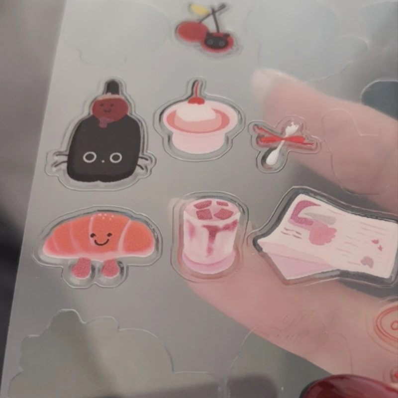 

2 шт. милых 3D-наклеек с черными котами в мультяшном стиле, объемные стикеры из эпоксидной смолы, прозрачные декоративные наклейки для DIY-декора чехлов для телефонов, ноутбуков и планшетов