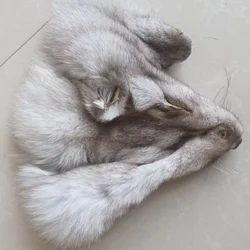 Real fox scalp diy handmade decoration fur raw material home decoration handmade leather sewing supplies crafts materials