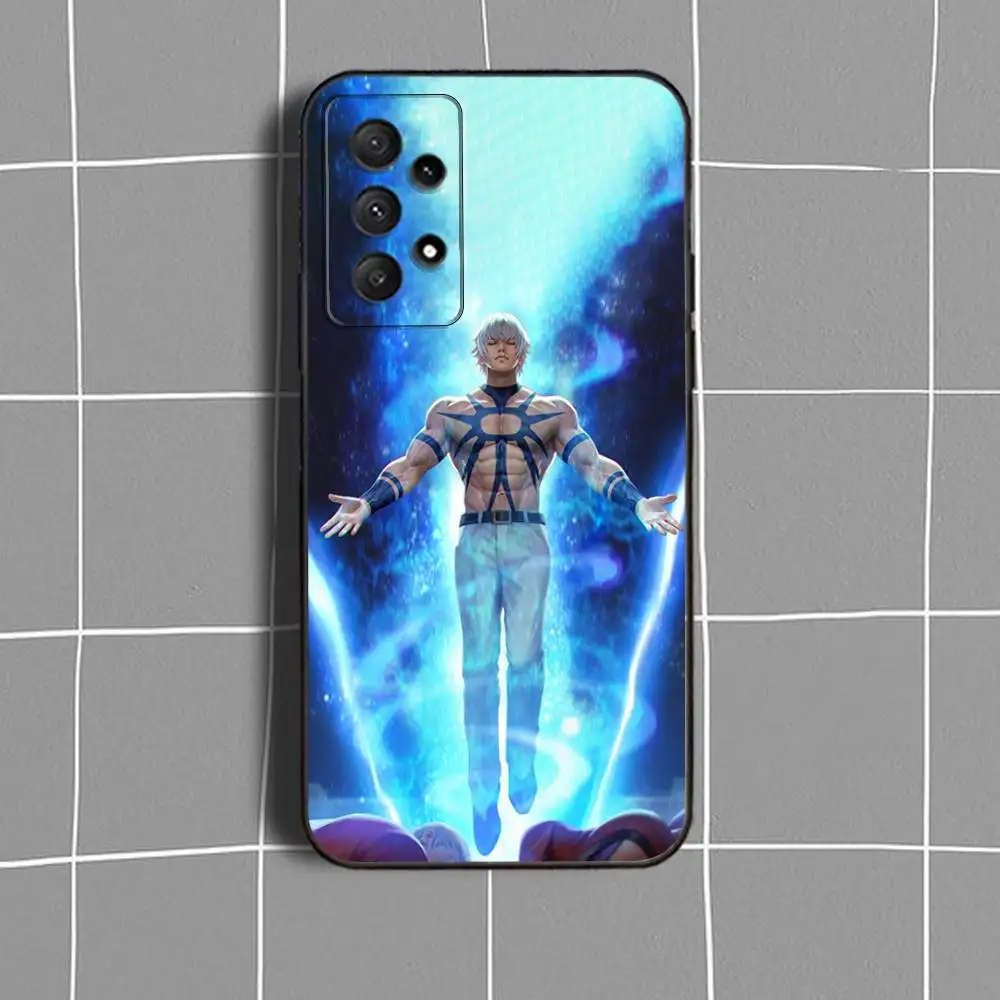 حافظة هاتف KingS of F-Fighters-Game لهاتف Samsung Galaxy A 91,80,73,72,71,53,52,51,22,5G غطاء أسود ناعم مقاوم للصدمات