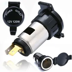 Car Cigarette Lighter 12v Car Charger Female Seat donation Plastic Cover Power Outlet Receptacle Adapter For Car Marine Atv Rv