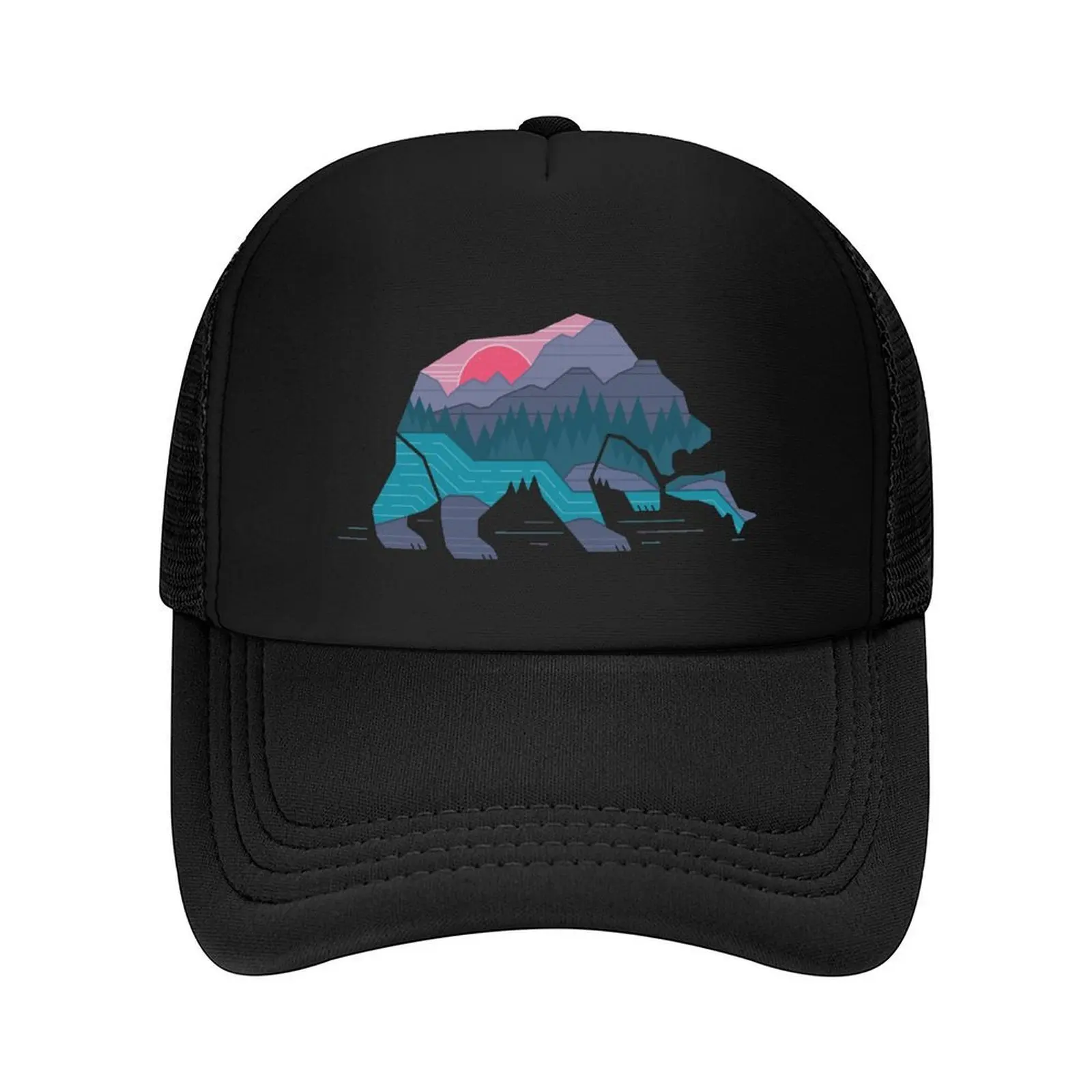 

Bear Country Baseball Cap funny hat Unique hats black Golf Hats For Men Women's