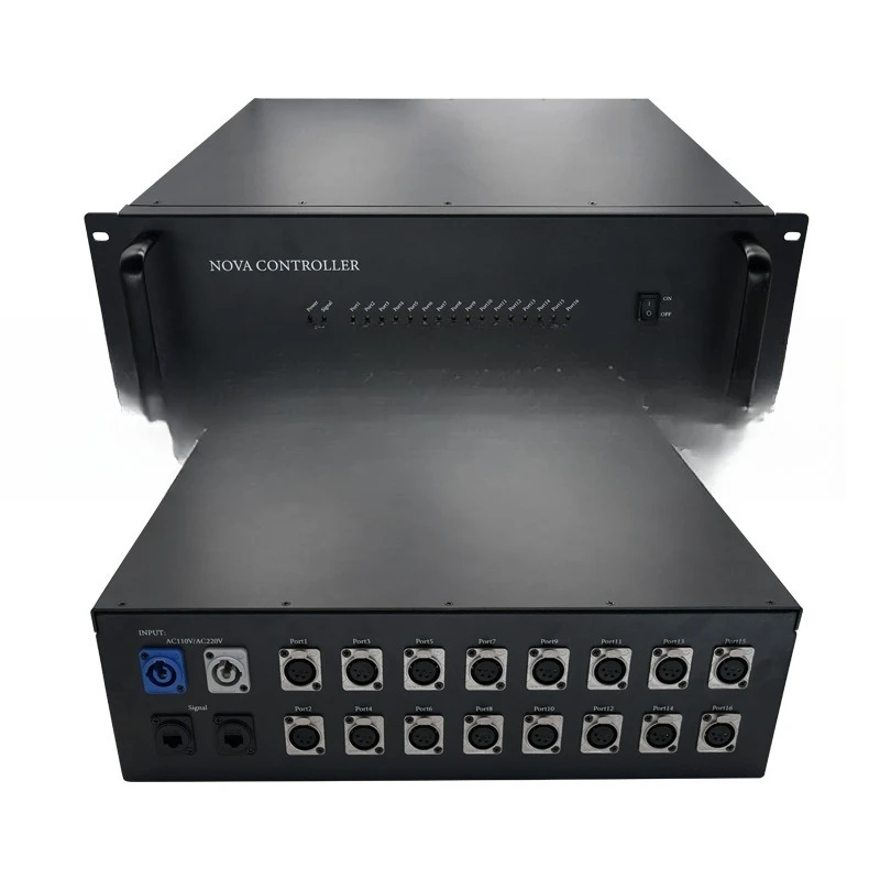 Direct supply NOVE control system 16-channel LED light control programming controller built-in power integrated chassis
