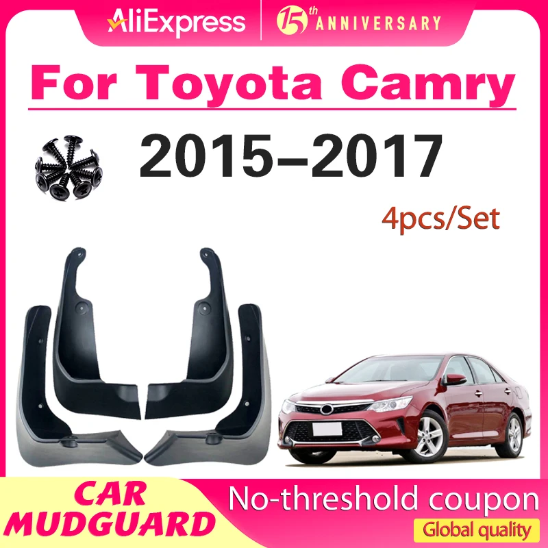 

Set Molded Car Mud Flaps For Toyota Camry 2015 2016 2017 Mudflaps Splash Guards Mud Flap Front Rear Mudguards Fender Accessories