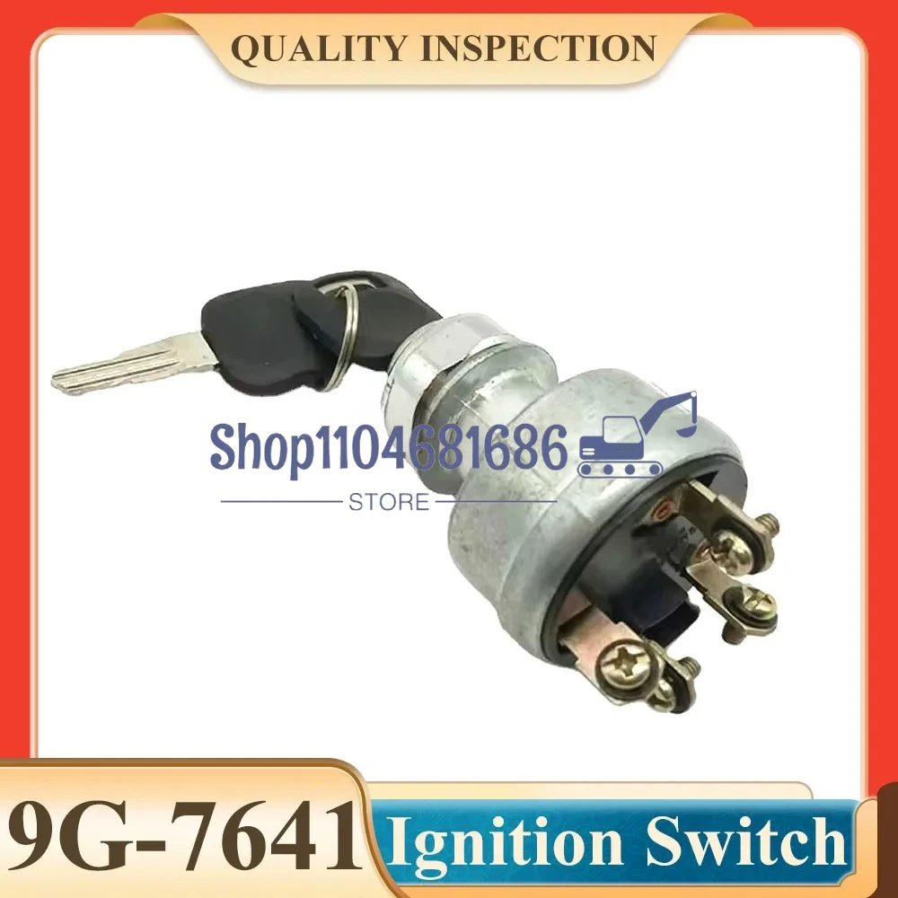 

4 Lines Ignition Switch 9G-7641 for E320D E320C E320D E325D E330B/C/D Starter Switch 9G7641