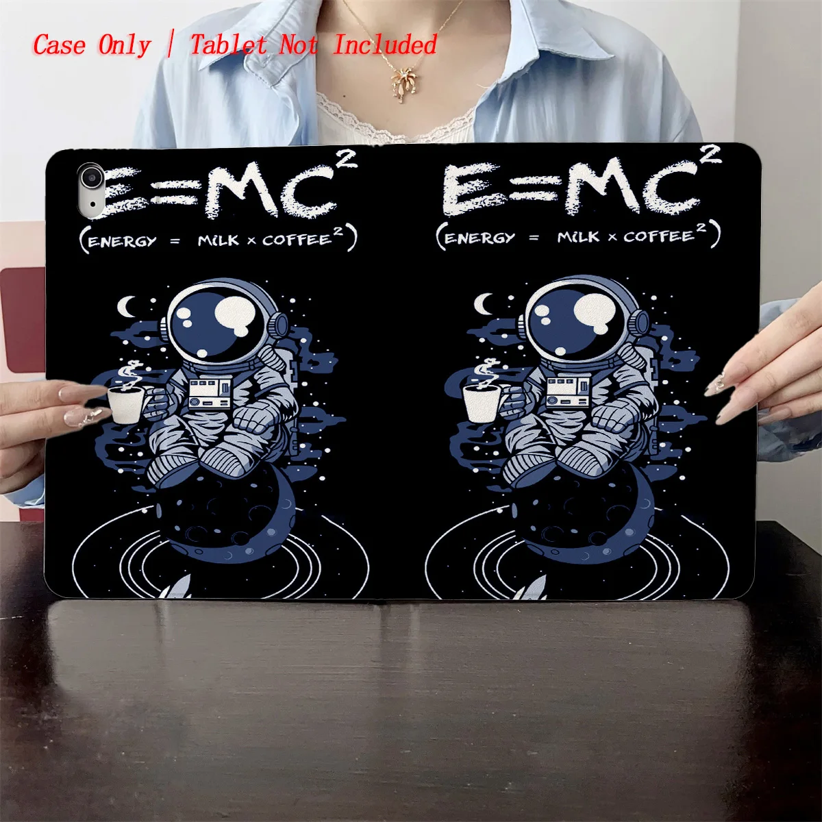 

Чехол для iPad с очаровательным космическим астронавтом и чайным принтом для Air 4/5/6 10,9, 3-го поколения 9,7, защитный чехол от царапин
