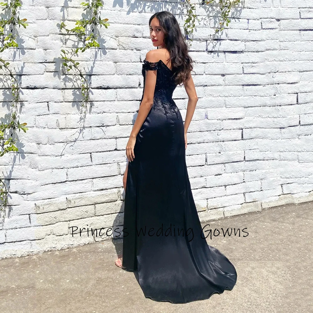 Yipeisha Sexy Flower Satin Fashion Prom Dresses High Quality Off the Shoulder party dress Sweet Heart backless Formal Gowns