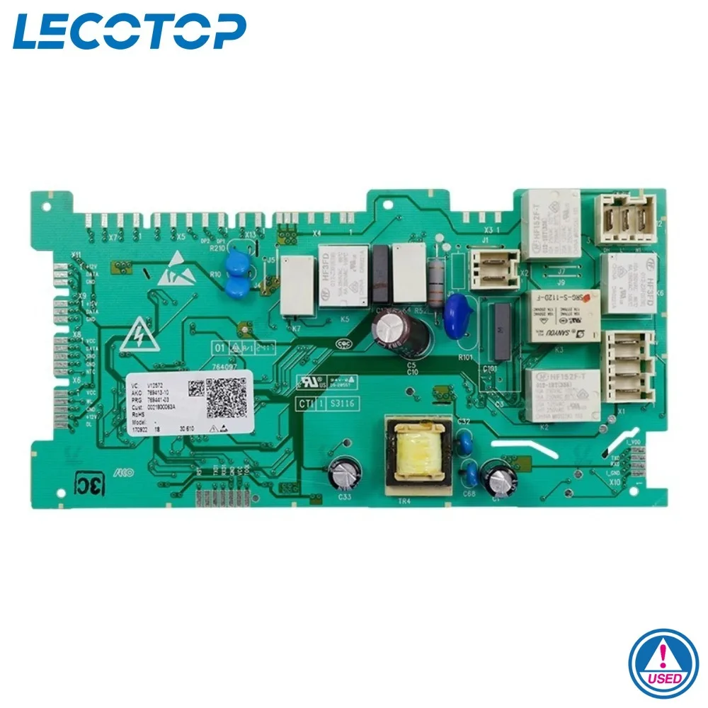 0021800063A 0021800063B 0021800063C لوحة تحكم الكمبيوتر لقطع غيار غسالة سامسونج الدائرة PCB
