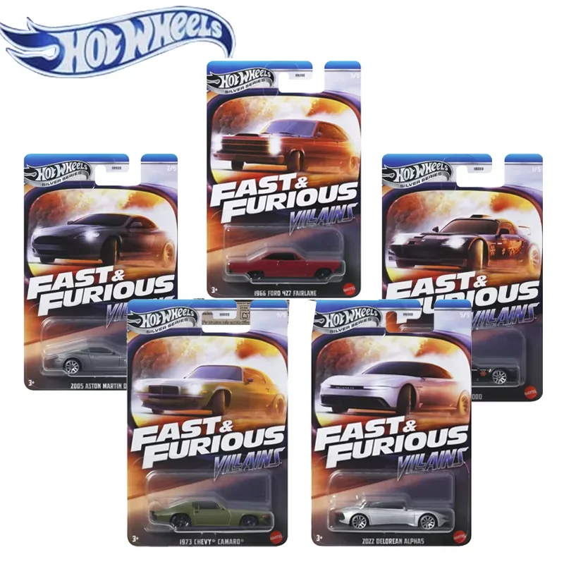 Mattel Hot Wheels 1/64 Fast & Furious: Villains Series Part of The 2025 Automotive Themed Collectible Car Toys Diecast Vehicle