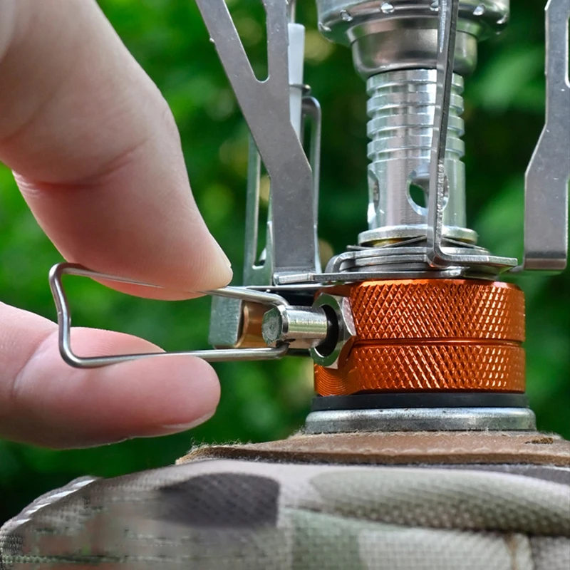 Foldable Camping One-piece Gas Stove Heater Portable Tourist Burner Outdoor Picnic Kitchen Equipment Supplies Survival Furnace