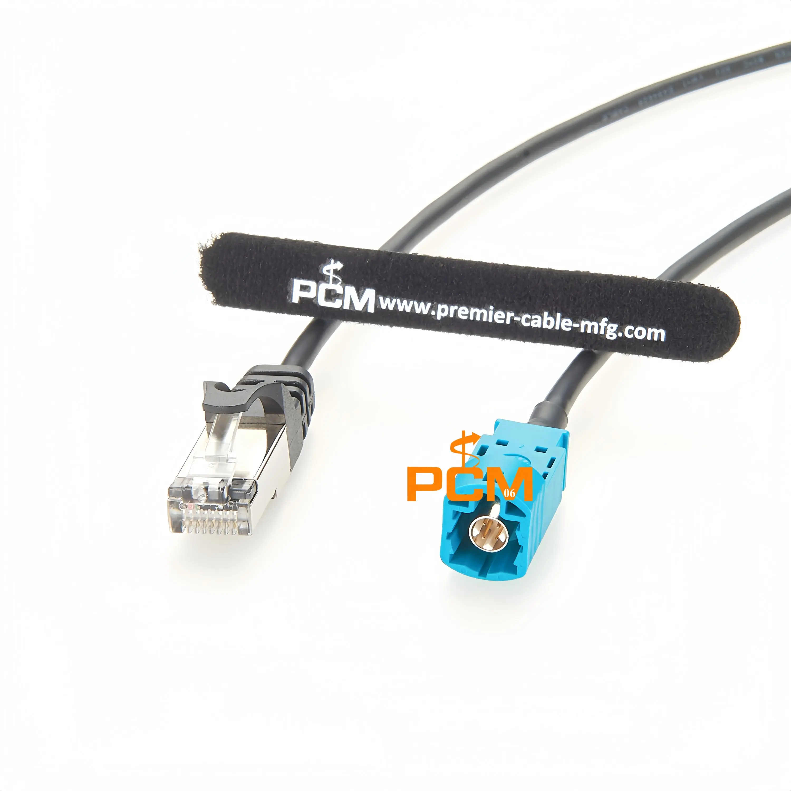 HSD to RJ45 Shielded Automotive Ethernet Cable HSD 4P Z Coded Male to RJ45 Male Adapter Cable LVDS Cable Assembly for Automotive view 3