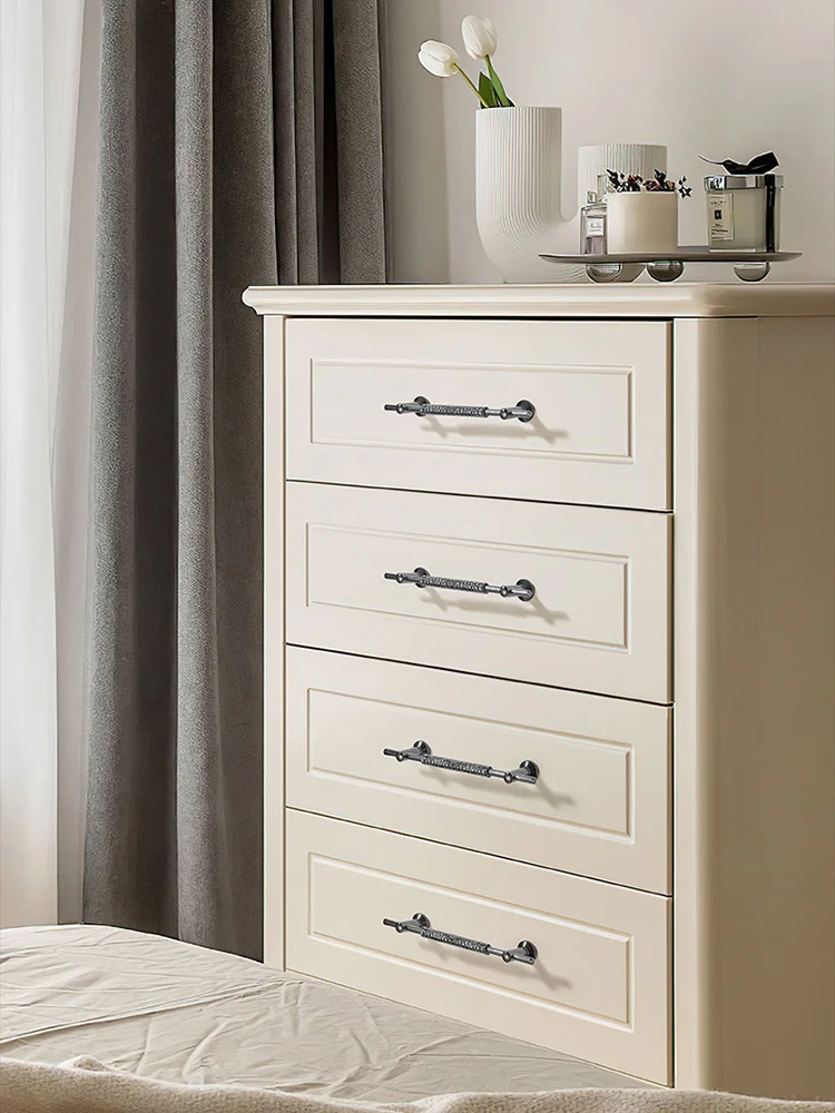 Zinc Alloy Cabinet Handle Hammered Long Wardrobe Pull Bar Black Gold Drawer Knobs Brushed Silver Furniture Handle