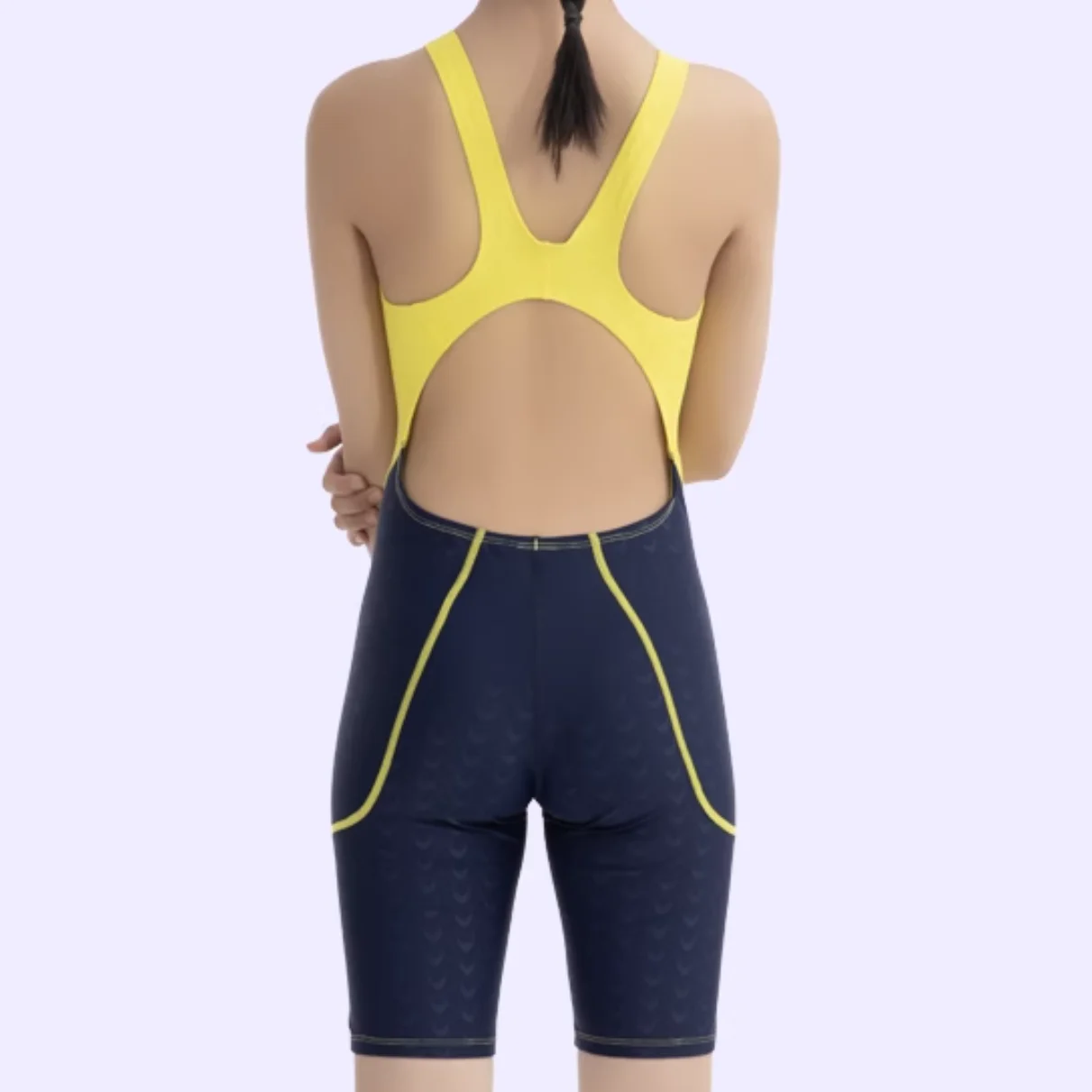 Performance-Bademode für Mädchen, schnell trocknend und chlorbeständig, sportlicher einteiliger Badeanzug für Mädchen, UPF 50+ Badebekleidungs-Outfit – Detail 15