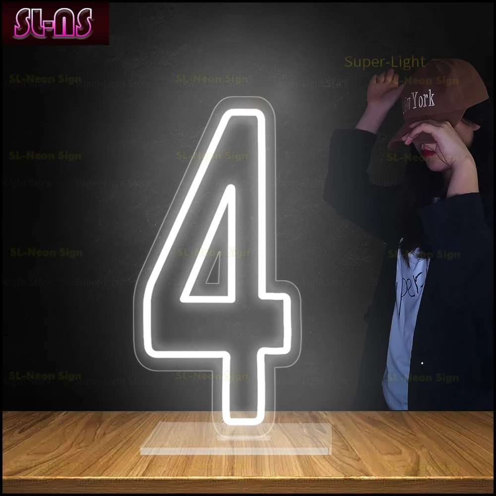 LED Number 1 Neon Signs With Base and Chain,Light Up Signs for Birthday Wedding Party Decor 1st Birthday Numbers 18 Kids Gift