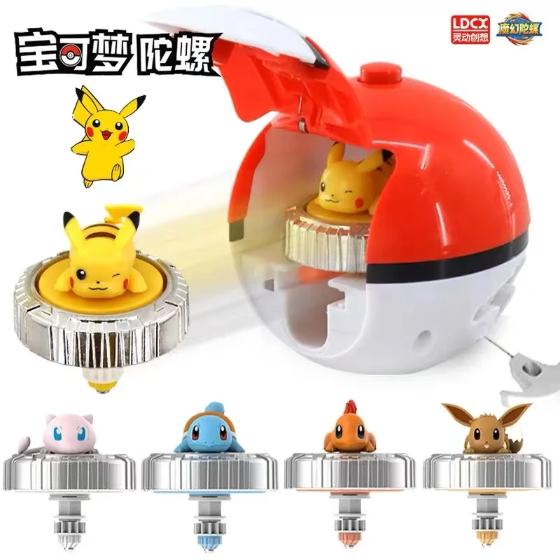 Pokemon Tops Toys Pikachu Launchers Magic Gyro Action Figure Children Arena Toy Boy Birthday Christmas Holiday Gifts