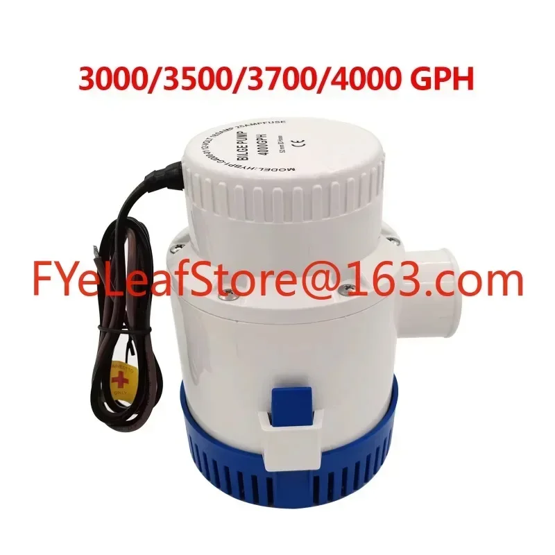 3000/3500/3700/4000GPH SUBMERSIBLE BILGE WATER PUMP - Marine/Boat/Caravan