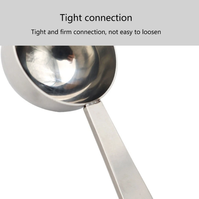 Multi Function Coffee Utensil Tamper and Spoon Combo Double Purpose Coffee Tamper for Precise Measurement and Tamping Dropship