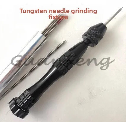 Handheld 0.5-3.2MM Tungsten Needle Holder Anti-Scald Grinding Clamp Handle