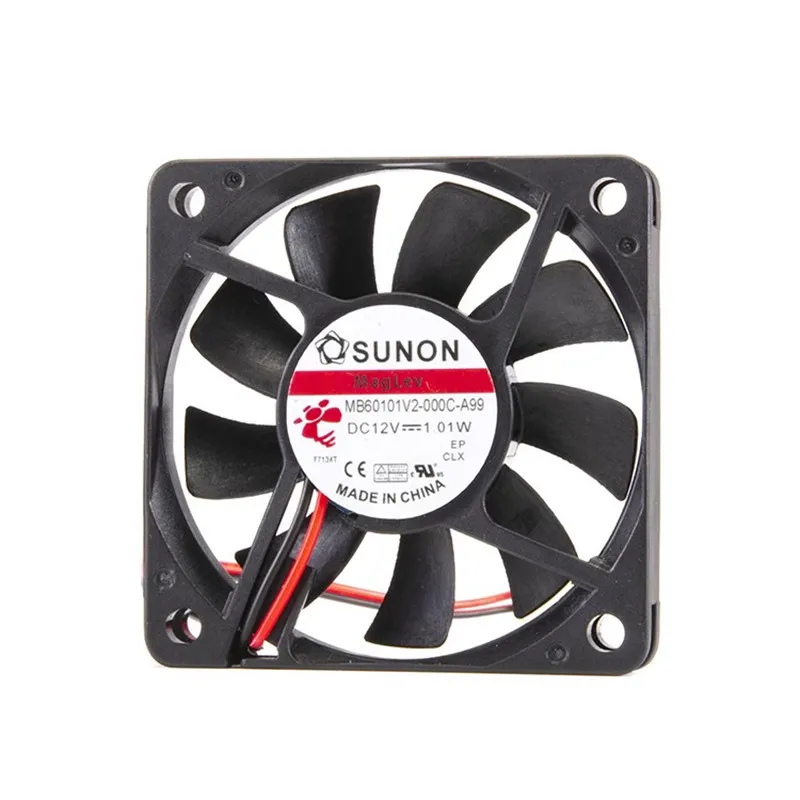 

New MB60101V2-000C-A99 12V 1.01W 60*60*10MM 6CM 2-wire magnetic levitation cooling fan