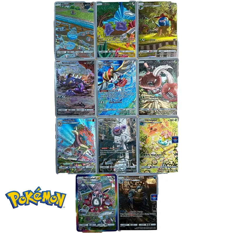 13 шт./компл. Pokemon Pocekt Diy Self Control Collect Signature Trading флэш-карта аниме мультфильм подарок 63*88 мм