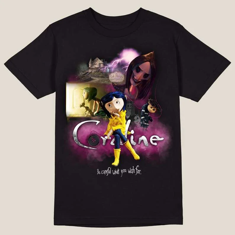 

Coraline Movie T-Shirt For Men Women All SIze S-4XL UR234