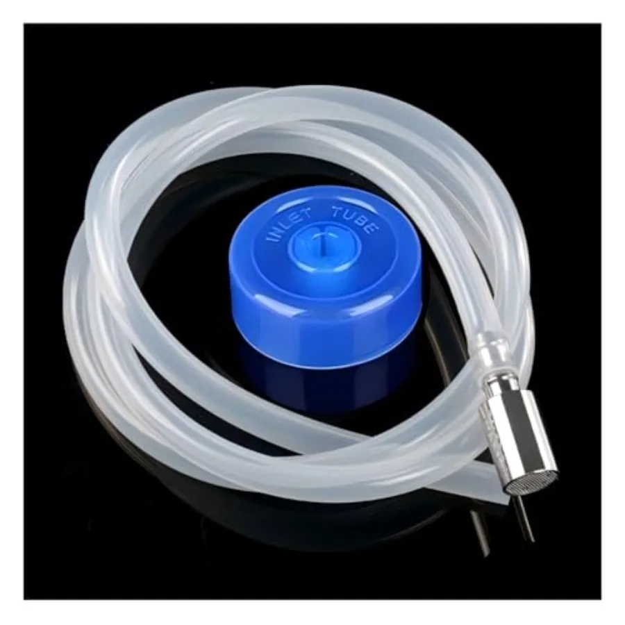 Food Grade Silicone Water Pump Hose and Weight Block Set for 5 Gallon Water Bottle Pump, Rubber Pipe Hose Tube Replacement for