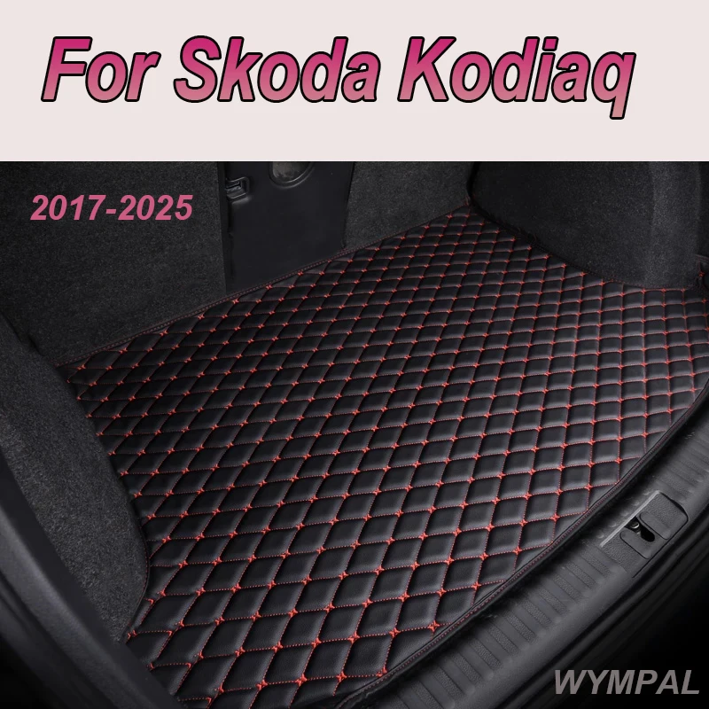 

Для Skoda Kodiaq 7-местный 2017-2025 24 23 22 21 20 19 18 коврик в багажник автомобиля автомобильные аксессуары авто украшение интерьера