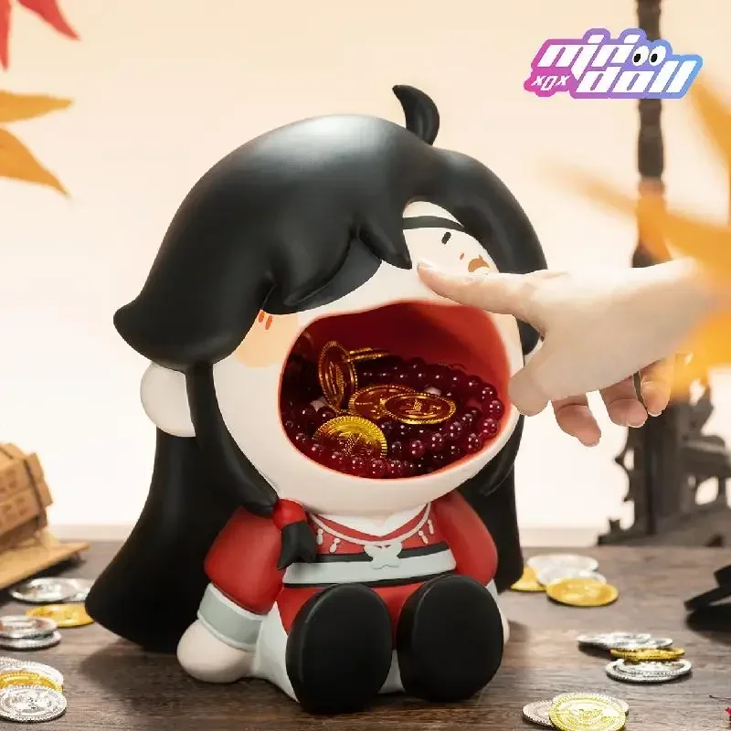 Tian Guan Ci Fu Tgcf Hua Cheng Xie Lian figura de Anime de boca abierta, adornos de almacenamiento de escritorio, accesorios de Cosplay oficiales, modelo de muñeca, regalo