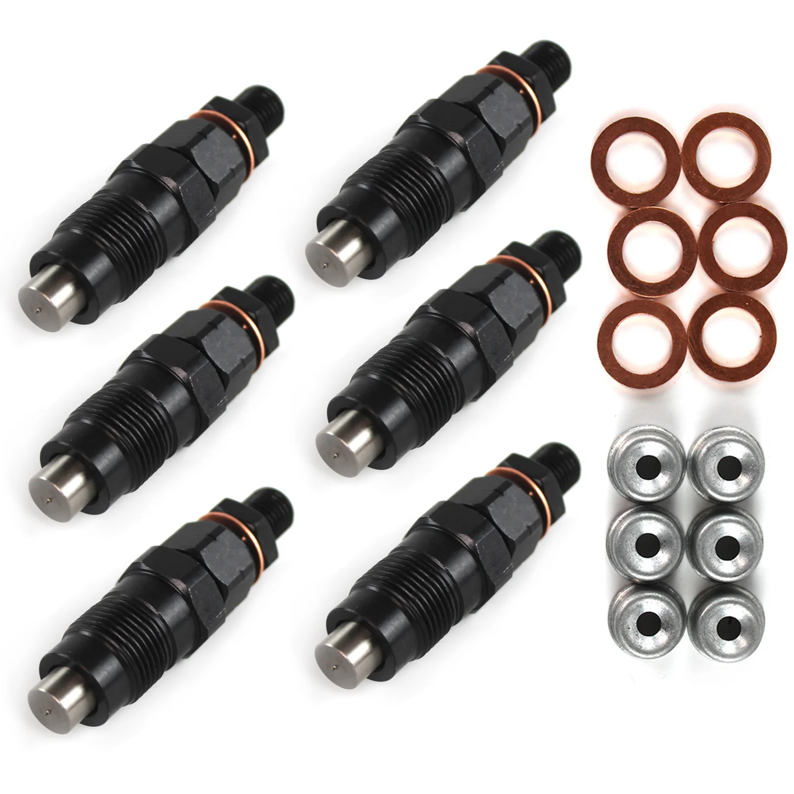 6PCS Diesel Fuel Injector Set For Nissan Patrol GU Y61 TD42 TD42T Professional Replacement Parts