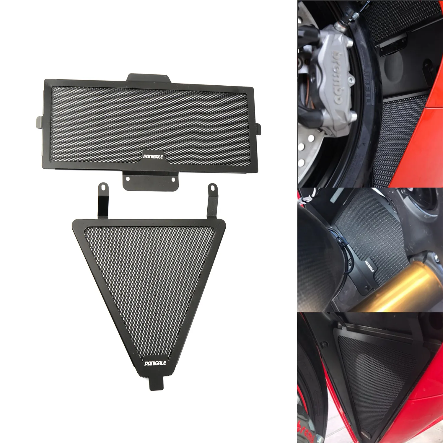 

Motorcycle Radiator Grille Guard for Ducati Panigale 899 959 1199/1199S 1299/1299S Panigale V2 - Heavy Duty Crash Protection