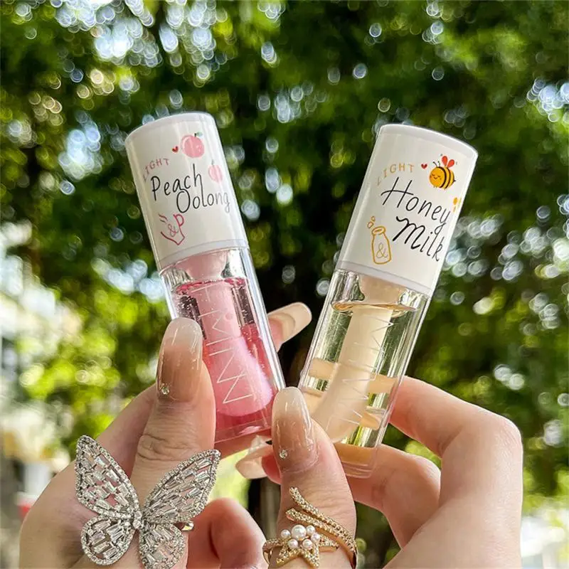 Honey Milk Moisturizing Lip Gloss Moisturize And Luster Sexy Lips Care Lip Balm Lip Oil Reduce Lip Lines Anti-cracking Gloss