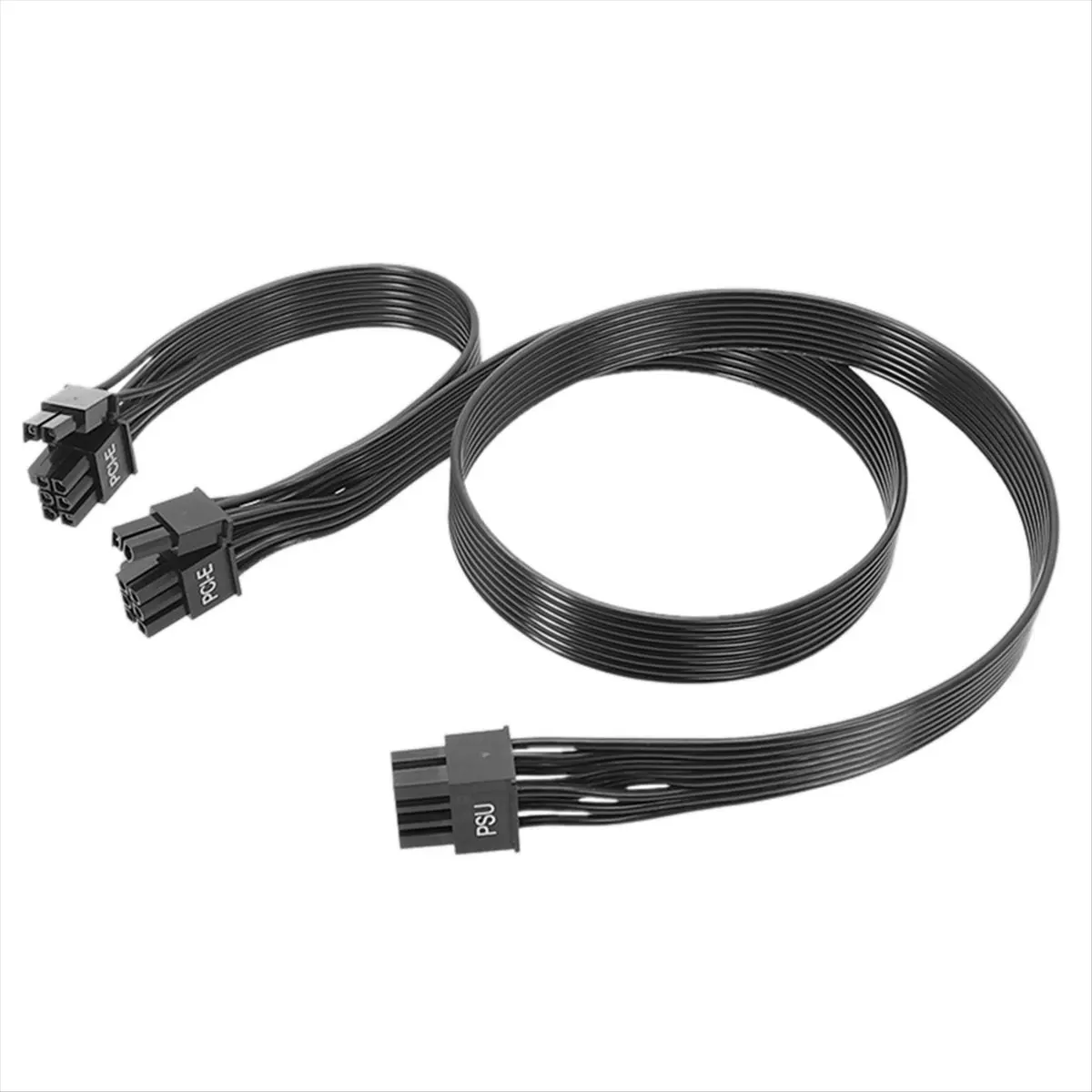 A10I PSU 8 Pin إلى Dual 6+2 Pin PCI-E كابل الطاقة لـ، كابل GPU ذكر إلى ذكر لإمدادات الطاقة المعيارية #2