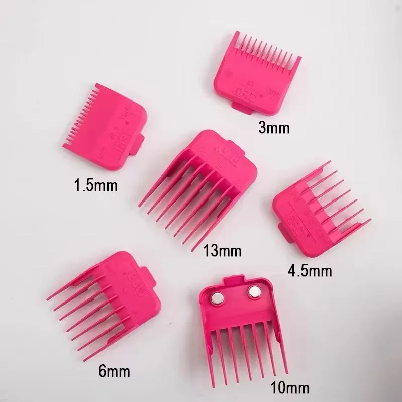 MRD Hair Clipper Combs, Professional Cutting Guide Comb for Wahl with Metal magnet design 1.5/3/4.5/6/10/13MM