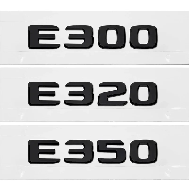 Car Sticker For Mercedes-Benz E-Class Logo E200L E260L E320L E300L Word Logo Rear Logo