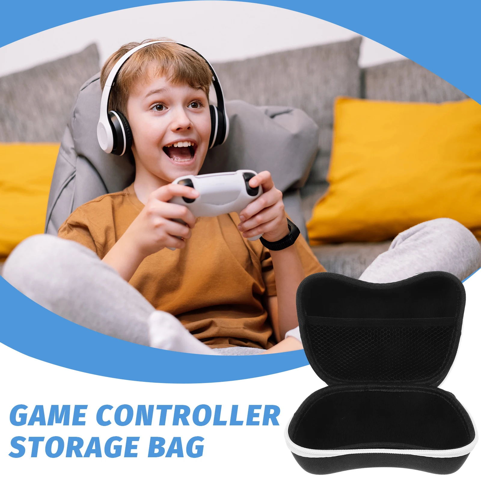 

Controller Case Eva Storage Bag Portable Game Controller Carrying Box Protective Cover Travel Storage Case