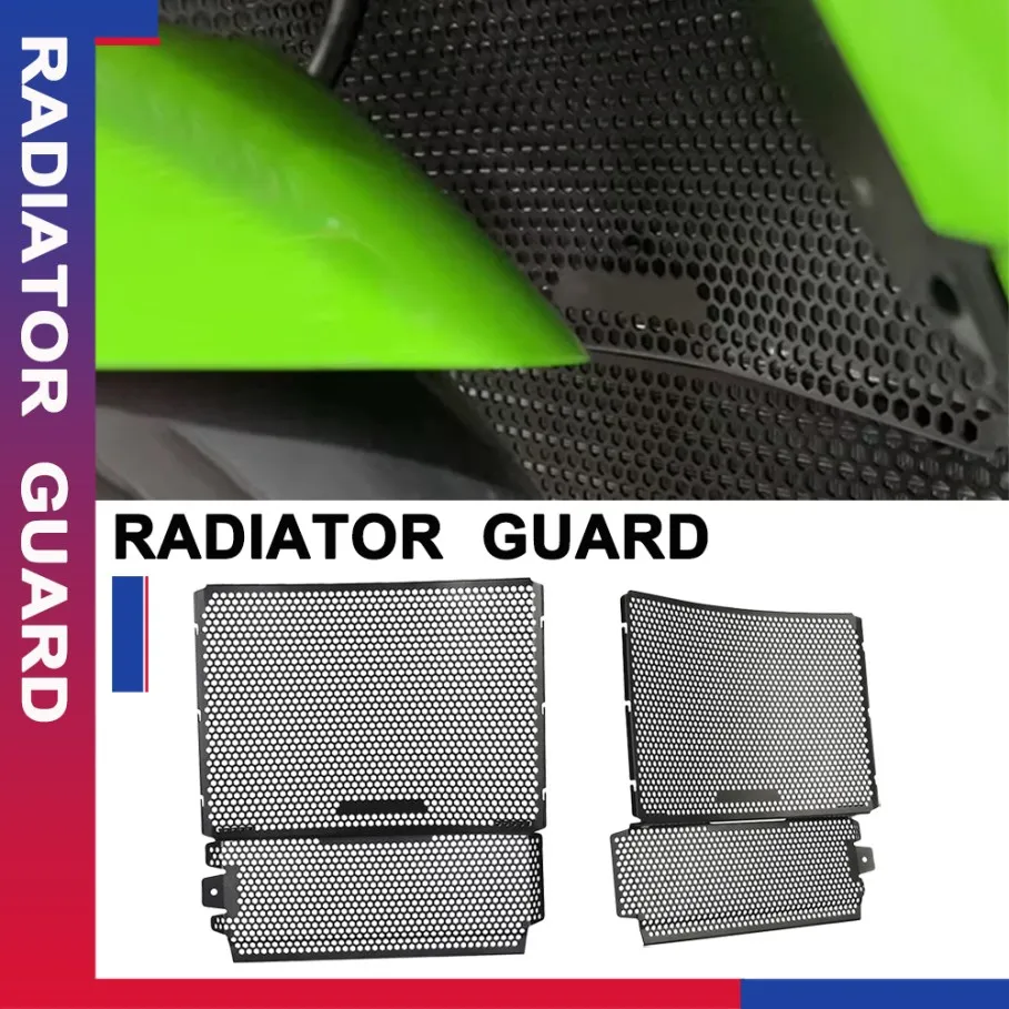 

For Kawasaki NINJA ZX10R ZX10RR ZX-10R ZX-10RR 2021 2022 2023 2024 2025 Motorcycle Radiator Grille Guard Cover Protection