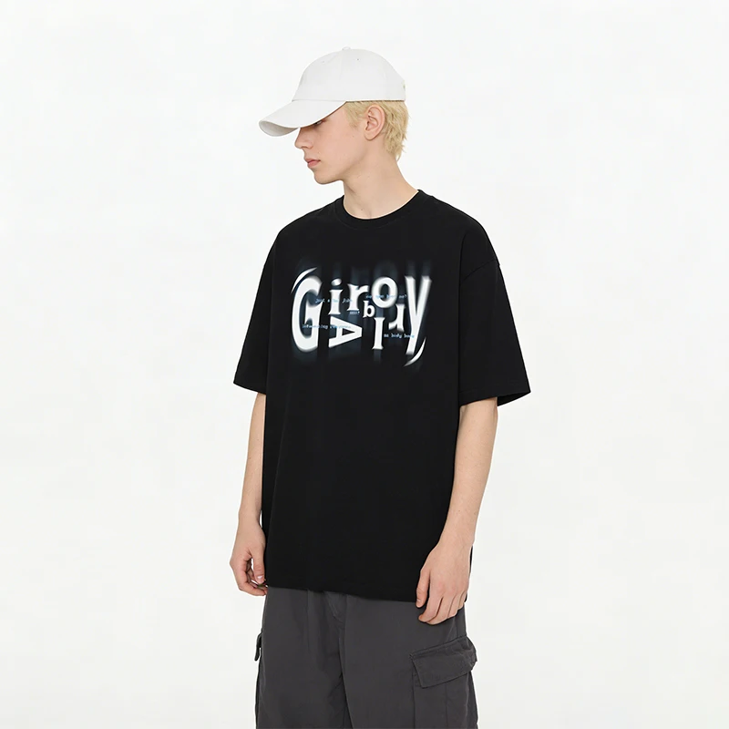 Confident Attitude Printed Short-Sleeved T-Shirt - Men's and Women's Loose-Fitting Summer New Style Cool-Comfortable Casual Shir